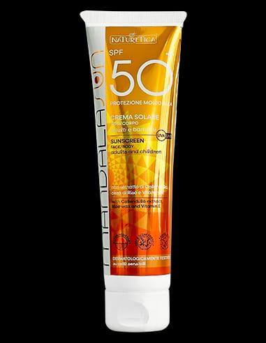 Crema solare viso/corpo SPF 50 - Naturetica